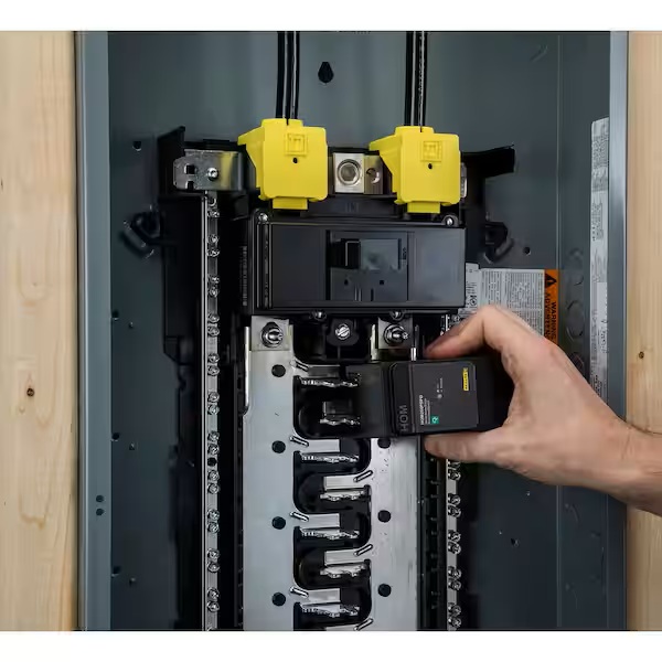 Whole home surge protector at main electrical panel